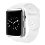 A1 Smart Wrist Watch Bluetooth Waterproof GSM Phone For Android Samsung iPhone Fashion/Smart watch (WHITE)