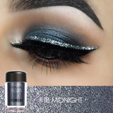 18 colors Glitter Eyeshadow powder good pigmented professional eyeshadow waterproof Glitter powder Glitter makeup