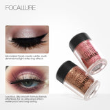 Focallure Single Glitter Shimmer Eyeshadow Powder High Pigmented Eye Makeup Eye Shadow