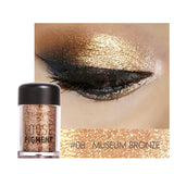 18 colors Glitter Eyeshadow powder good pigmented professional eyeshadow waterproof Glitter powder Glitter makeup