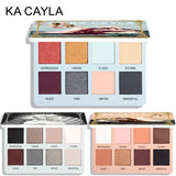 Gothic Makeup Palette Matte Glitter Venus Eyeshadow Palette Waterproof Glitter Black Eye Pigments Long Lasting Eye Shadow