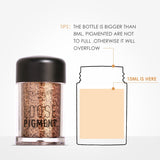 18 colors Glitter Eyeshadow powder good pigmented professional eyeshadow waterproof Glitter powder Glitter makeup