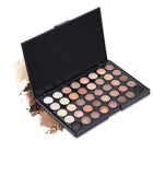 Eye Makeup Nudes Palette 40 Color Matte Eyeshadow Glitter Powder Eye Shadows Brush Set Stamps Pigment