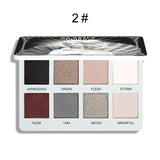 Gothic Makeup Palette Matte Glitter Venus Eyeshadow Palette Waterproof Glitter Black Eye Pigments Long Lasting Eye Shadow