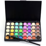 40 Colors Eyeshadow Makeup Palette Matte Shimmer Glitter Eye Shadow Lasting Waterproof Smoky Sequin Eye Makeup Cosmetic Beauty