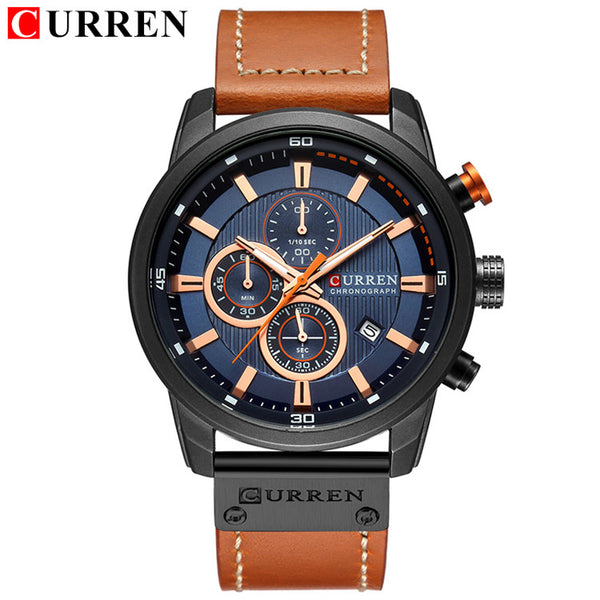 Luxury Chronograph Quartz Watch Men