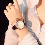 Polygonal dial design women watches luxury fashion dress quartz watch ulzzang popular brand white ladies leather wristwatch