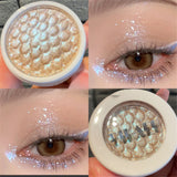 Diamond Eye Shadow Palette Gorgeous Glitter Eyeshadow Glossy Shiny Highlighter Shadow Shimmer Cowherd Weaver Girl Eyes Makeup