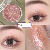 Diamond Eye Shadow Palette Gorgeous Glitter Eyeshadow Glossy Shiny Highlighter Shadow Shimmer Cowherd Weaver Girl Eyes Makeup