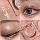 Diamond Eye Shadow Palette Gorgeous Glitter Eyeshadow Glossy Shiny Highlighter Shadow Shimmer Cowherd Weaver Girl Eyes Makeup