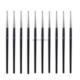 10pcs/20pcs/50pcs Contour Eyebrow Brush Eyeliner Makeup Brushes Angled Thin Brows Liner Cream Brush Eyes Make Up Tools A101 A102