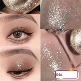 Diamond Eye Shadow Palette Gorgeous Glitter Eyeshadow Glossy Shiny Highlighter Shadow Shimmer Cowherd Weaver Girl Eyes Makeup