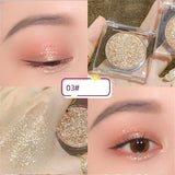 Diamond Eye Shadow Palette Gorgeous Glitter Eyeshadow Glossy Shiny Highlighter Shadow Shimmer Cowherd Weaver Girl Eyes Makeup