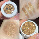 Diamond Eye Shadow Palette Gorgeous Glitter Eyeshadow Glossy Shiny Highlighter Shadow Shimmer Cowherd Weaver Girl Eyes Makeup