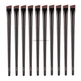 10pcs/20pcs/50pcs Contour Eyebrow Brush Eyeliner Makeup Brushes Angled Thin Brows Liner Cream Brush Eyes Make Up Tools A101 A102