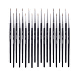 10pcs/20pcs/50pcs Contour Eyebrow Brush Eyeliner Makeup Brushes Angled Thin Brows Liner Cream Brush Eyes Make Up Tools A101 A102