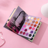 72 Color Beauty Eyeshadow Palette Glazed Three-layer Cosmetic Up Shadow Highlight Make Pearlescent Eye Style Book Matte