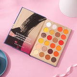 72 Color Beauty Eyeshadow Palette Glazed Three-layer Cosmetic Up Shadow Highlight Make Pearlescent Eye Style Book Matte