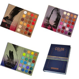 72 Color Beauty Eyeshadow Palette Glazed Three-layer Cosmetic Up Shadow Highlight Make Pearlescent Eye Style Book Matte