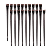 10pcs/20pcs/50pcs Contour Eyebrow Brush Eyeliner Makeup Brushes Angled Thin Brows Liner Cream Brush Eyes Make Up Tools A101 A102