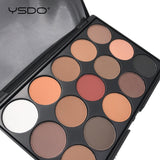 15 Color Eyeshadow Palette Matte Glitter Eyeshadow Makeup Multiple Color Eye shadow Long-lasting Easy To Apply Eye palette