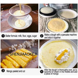 Electric Crepe Maker Pizza Pancake Machine